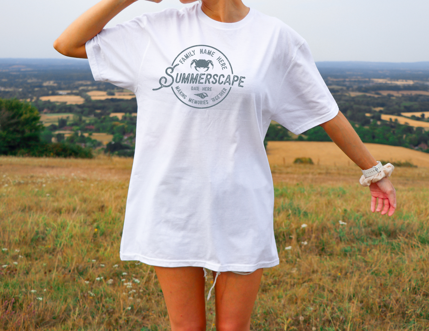 Summerscape Making Memories Together Customizable Shirt