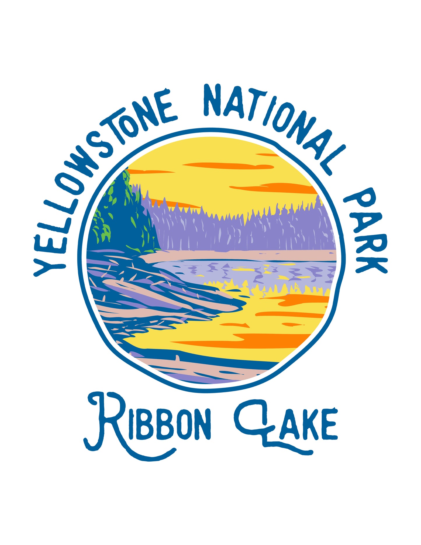 Yellowstone National Park Ribbon Lake