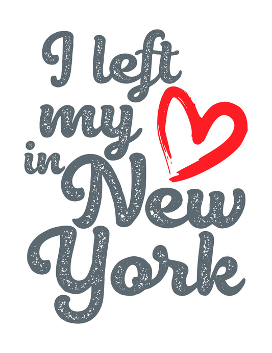 I Left my Heart in New York