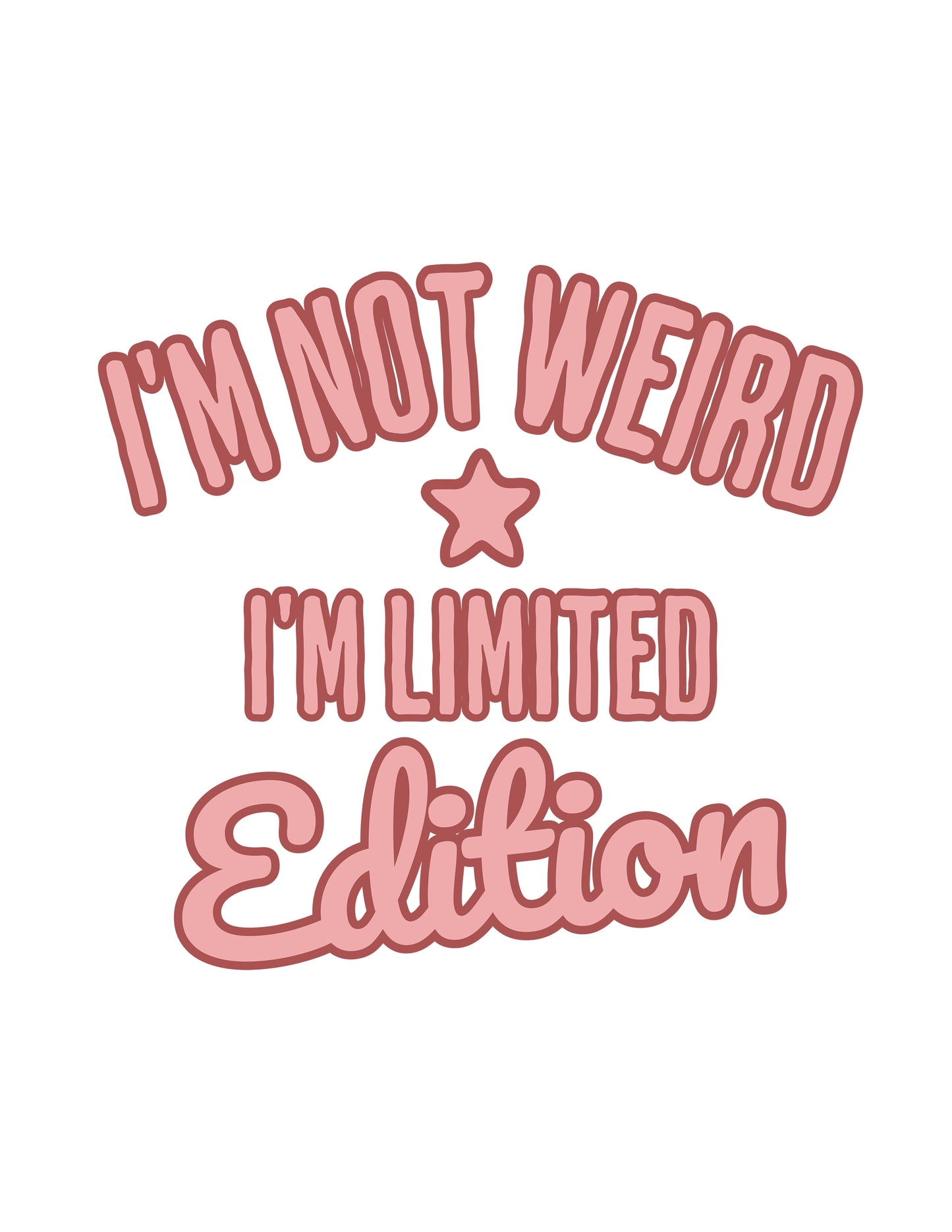 I'm Not Weird, I'm Limited Edition