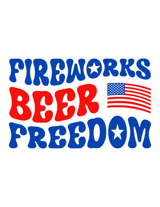 Fireworks Beer Freedom